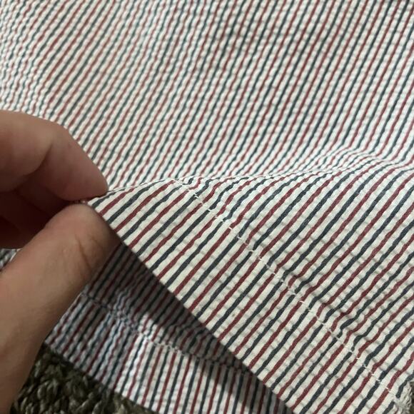 Chubbies Men's Seersucker Shorts Large 5.5 Inseam Stripes America Preppy College - Picture 5 of 8